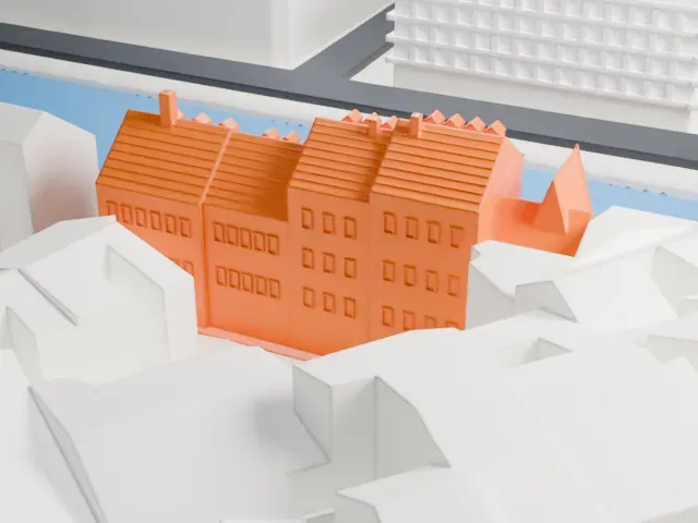 Nyhavn model, North view