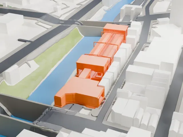 Ochanomizu Station model, West view