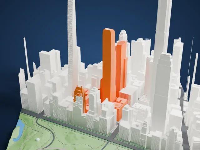 One57 model, North view