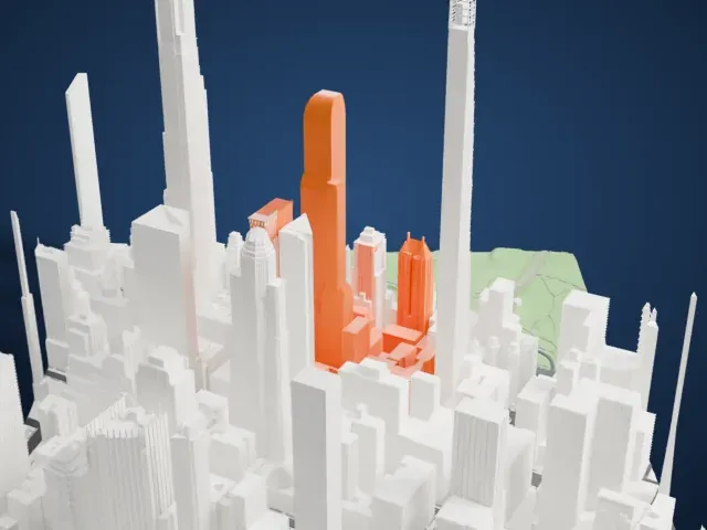 One57 model, South view