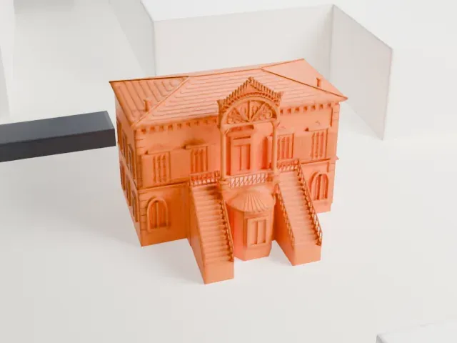 Orient House model, East view