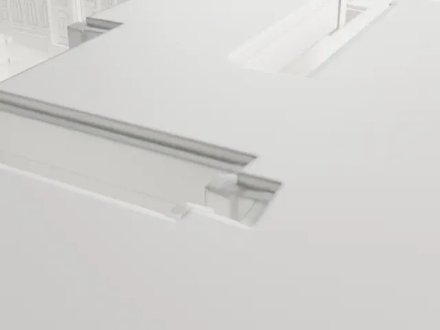 Our Lady of Esperanza Church model, North view