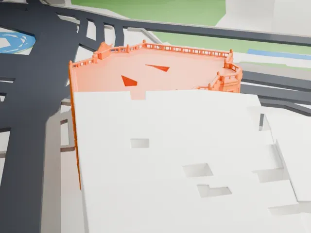Palace of Linares model, East view