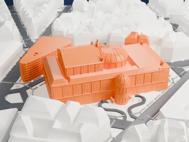 Palais Garnier model, West view