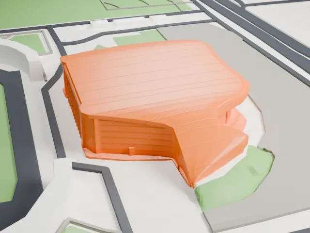 Palais Nikaïa model, South view