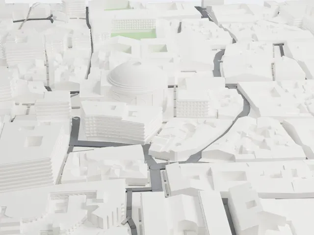 Pantheon model, West view