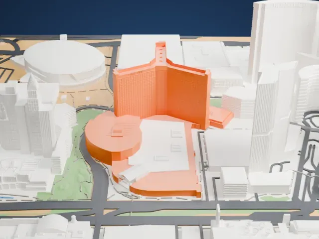 Park MGM model, East view