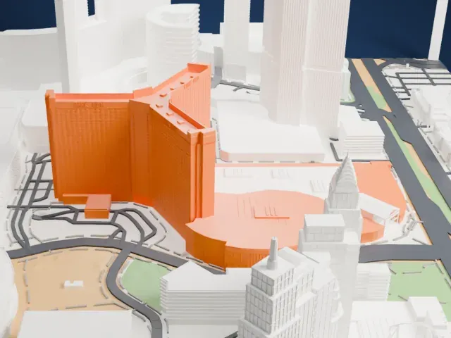 Park MGM model, South view