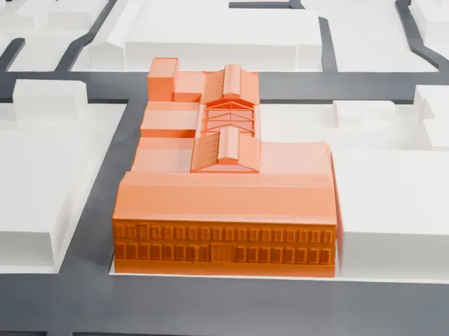 Passaic Machine Works-Watts, Campbell & Company model, East view