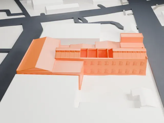 Passaic Machine Works-Watts, Campbell & Company model, North view
