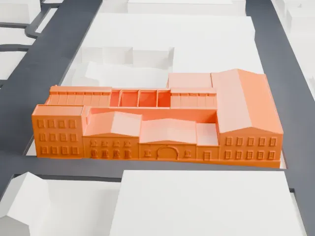 Passaic Machine Works-Watts, Campbell & Company model, South view