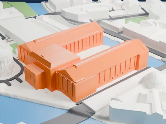 Pergamon Museum model, North view