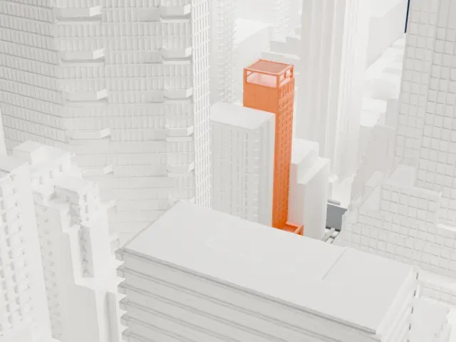 Permanent Mission of India to the United Nations model, West view