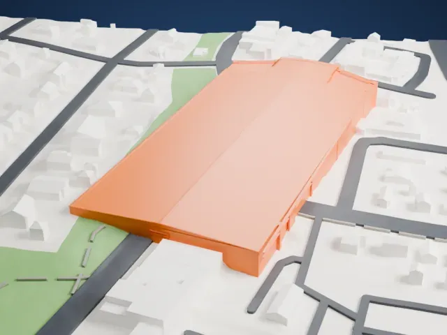 Picture House Regional Film Center model, North view