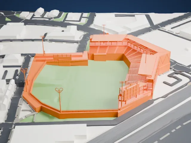 Polar Park model, North view