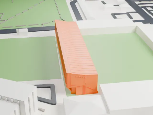 Portman Road model, South view