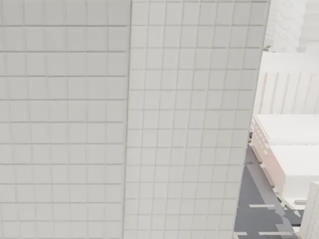 Professional Building model, North view