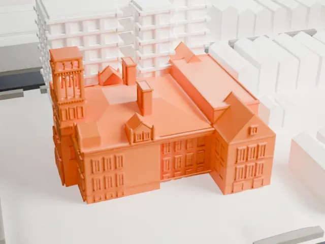 PS 66, Queens model, South view
