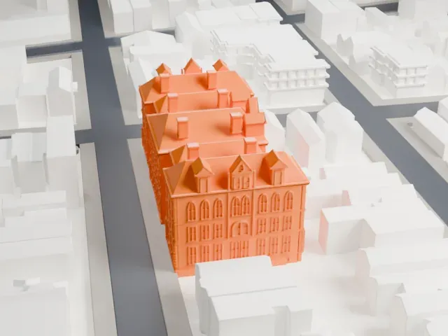 Public School 108, Brooklyn model, North view
