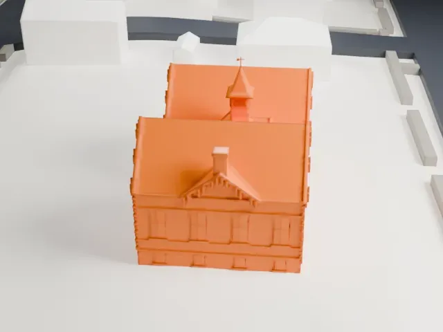 Public School 15, Bronx model, North view