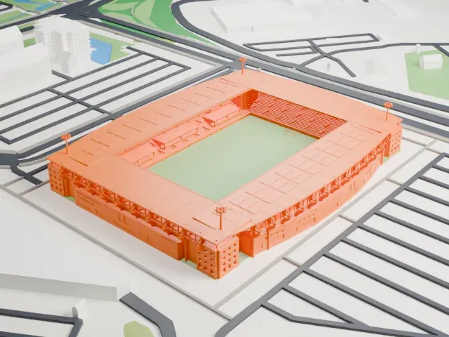 Rat Verlegh Stadion model, South view