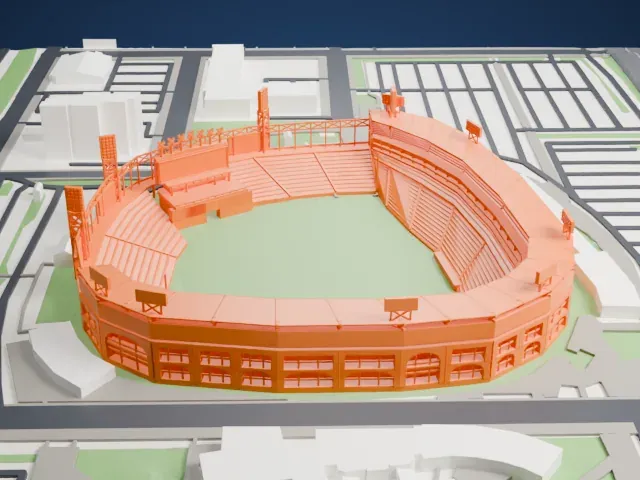 Rate Field model, North view