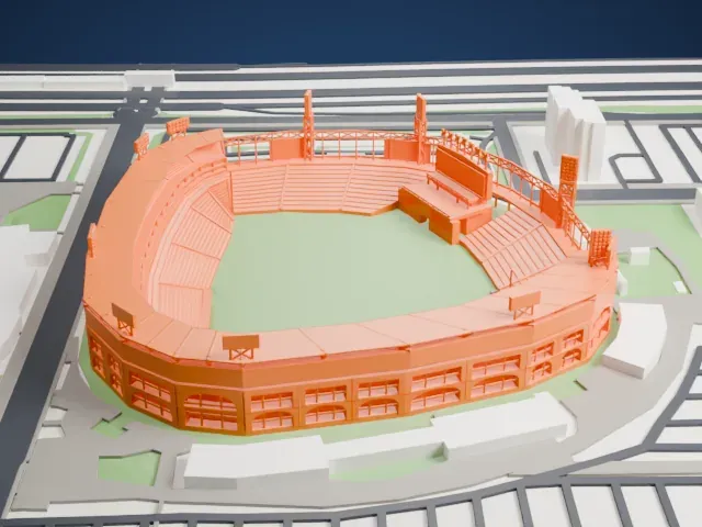Rate Field model, West view