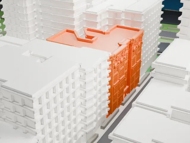 Red House, Upper West Side model, East view