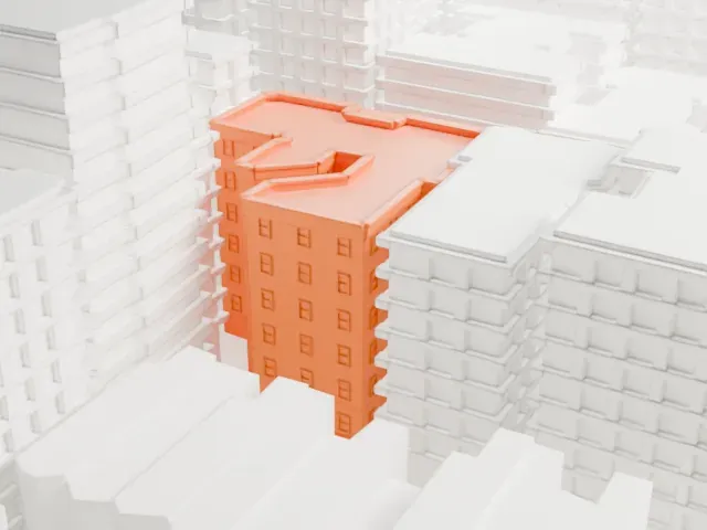 Red House, Upper West Side model, South view