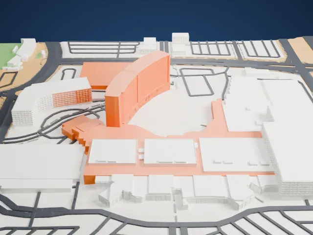 Red Rock Casino, Resort & Spa model, North view
