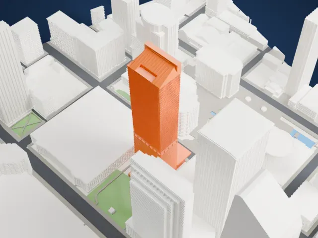 Ritz-Carlton Toronto model, East view