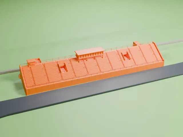 Rob Ford Stadium model, East view