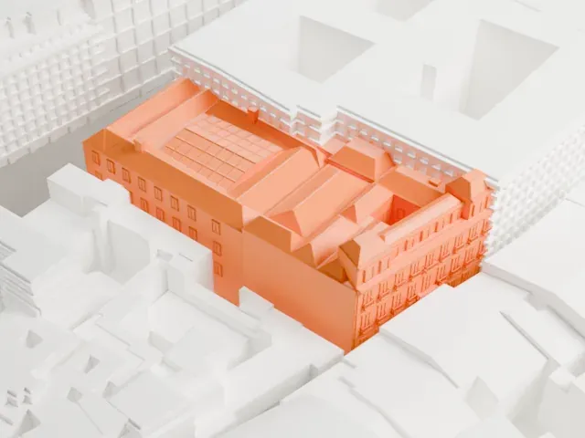 Royal Academy of Fine Arts of San Fernando model, North view