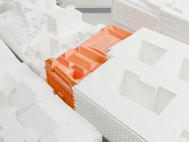 Royal Academy of Fine Arts of San Fernando model, West view