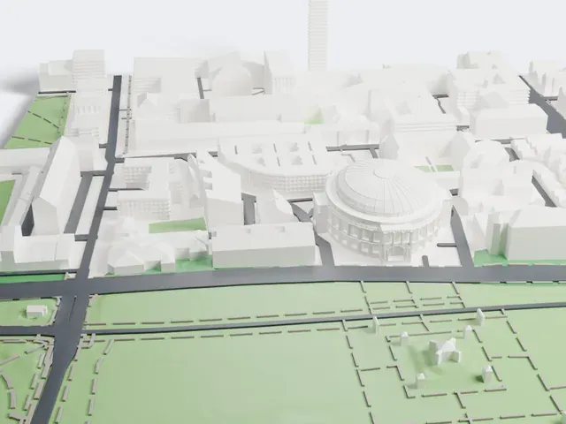 Royal Albert Hall model, North view