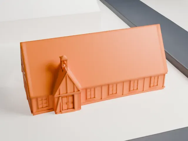 Saint Mary's Chapel, Carle Place model, East view