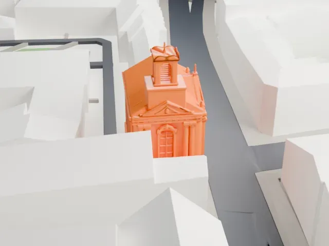 Saints Cyril and Methodius Cathedral model, West view