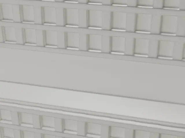 Samuel Tredwell Skidmore House model, East view