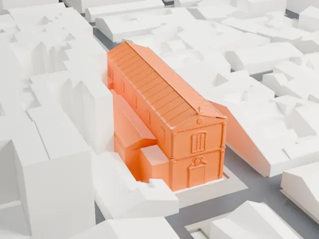 San Giorgio Maggiore, Naples model, North view