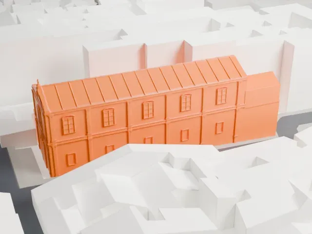 San Giorgio Maggiore, Naples model, West view