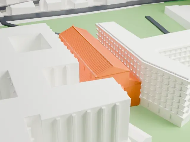 San Pancrazio model, North view