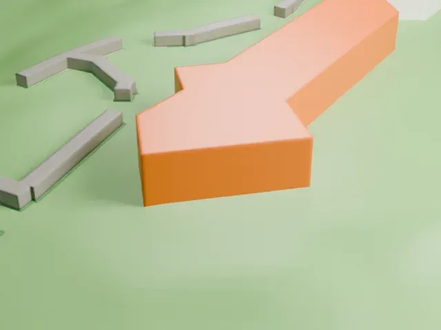 Sandra Day O'Connor House model, East view