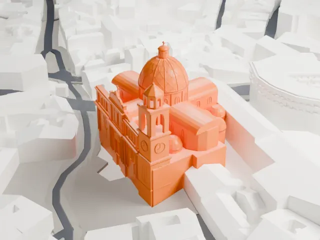 Santa Maria della Sanità, Naples model, East view