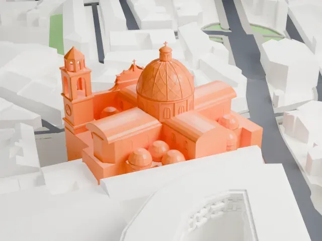 Santa Maria della Sanità, Naples model, North view