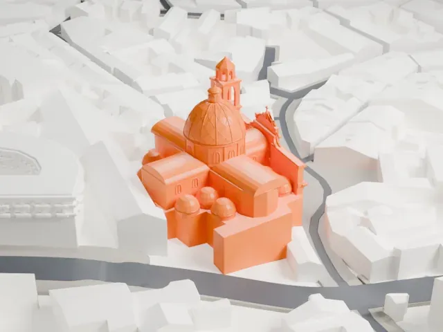 Santa Maria della Sanità, Naples model, West view