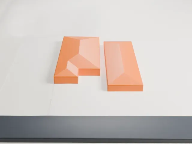 Santa Rita Hall model, North view