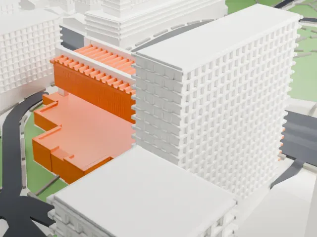 São Paulo Museum of Art model, North view