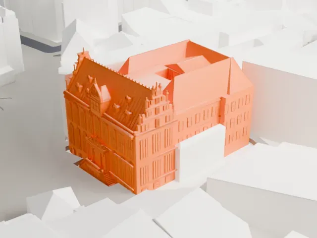 Schütting model, North view