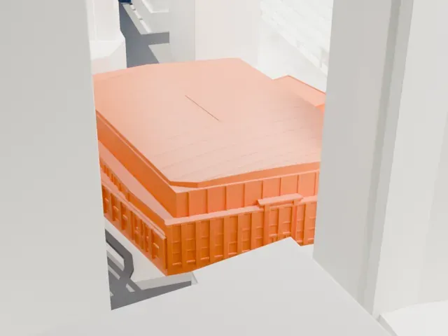 Scotiabank Arena model, East view