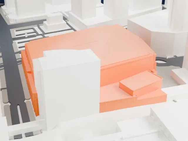 Scotiabank Arena model, North view